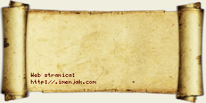 Biljana Čakaranović vizit kartica